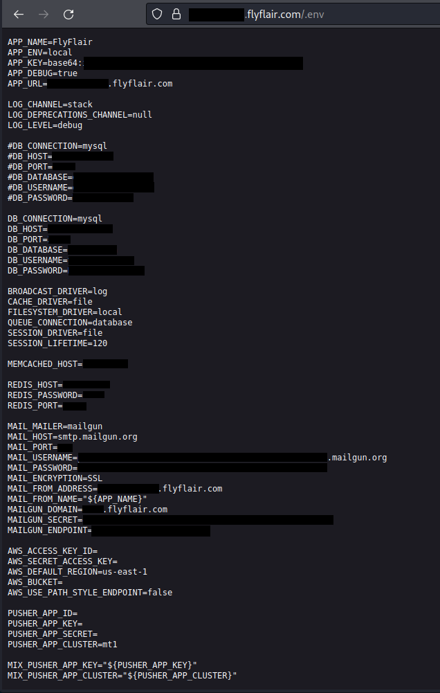 canadian-flair-airlines-leaked-mysql-database-credentials,-smtp-configs,-and-other-sensitive-data