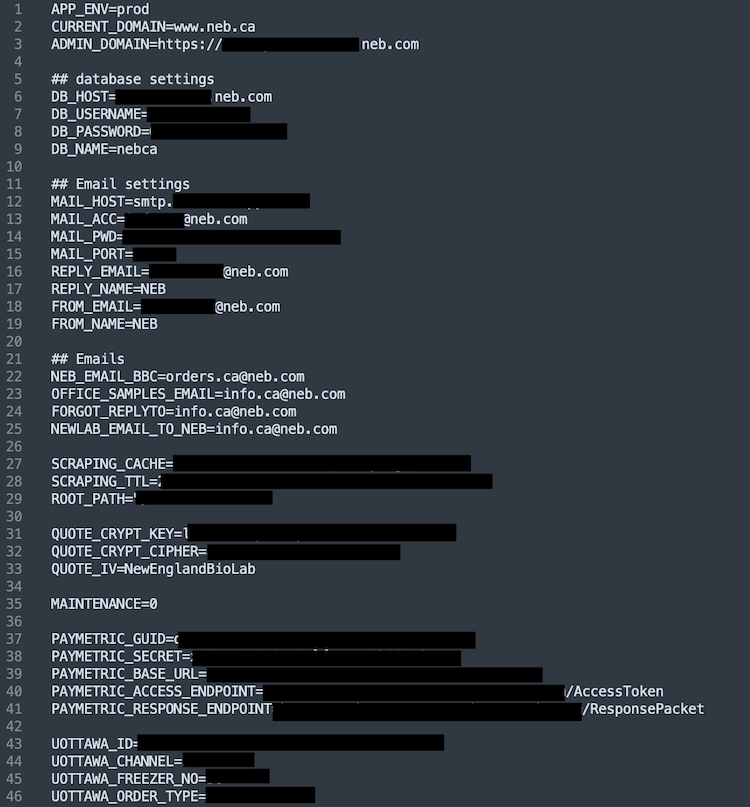 new-england-biolabs-exposes-sensitive-data-via-environment-files