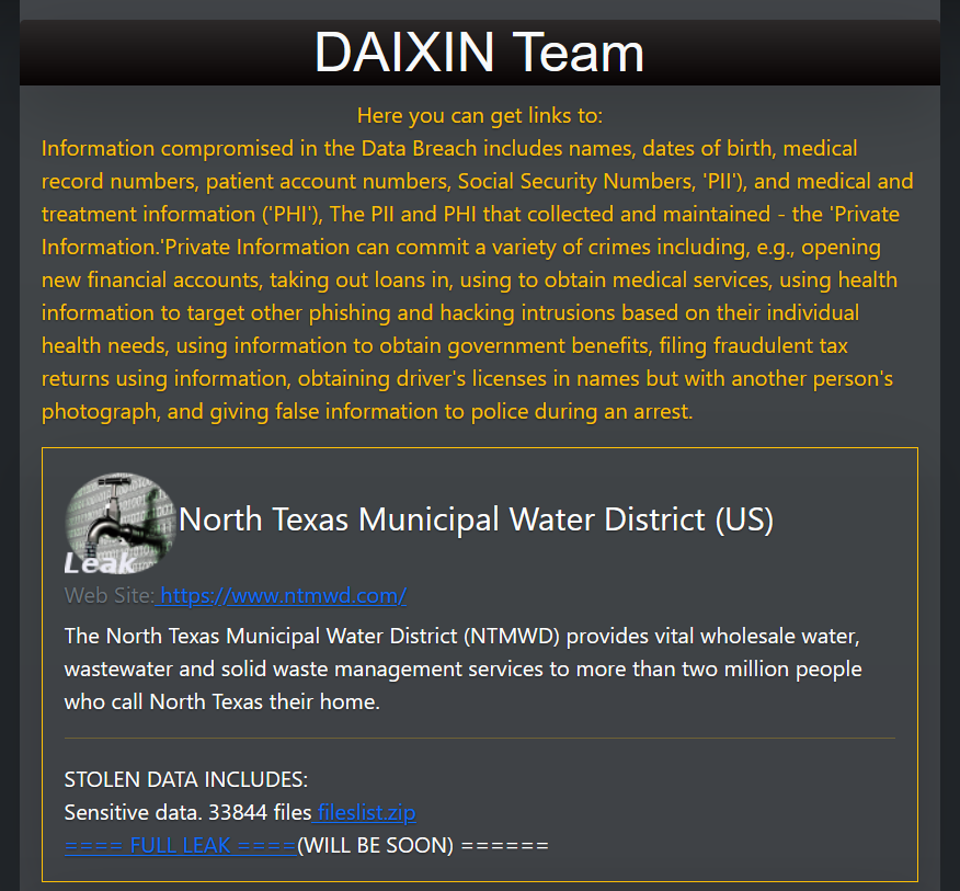 update:-daixin-team-claimed-the-hack-of-north-texas-municipal-water-district